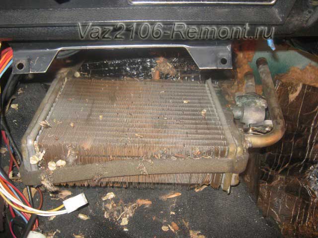 замена радиатора печки на ВАЗ 2106