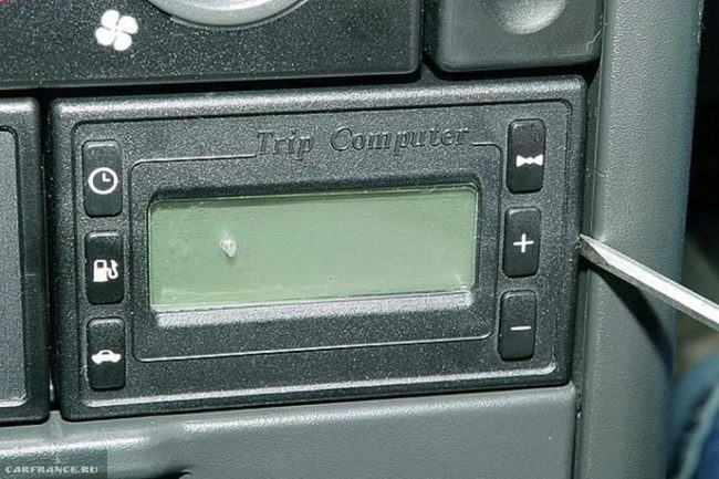 Штатный бортовой компьютер на ВАЗ-2110