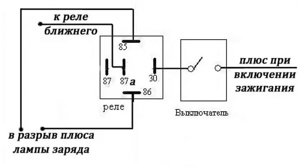 Подключение датчика давления масла ваз 2106 схема подключения