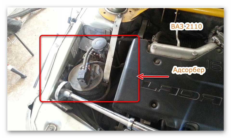 Адсорбер на рено дастер 2 литра где стоит отключить его